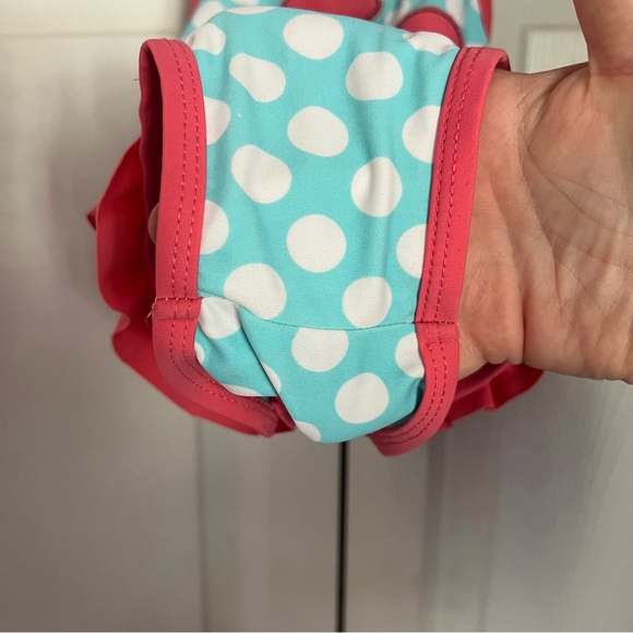 Flamingo Polka Dot Bathing Suit - Picture 2 of 4